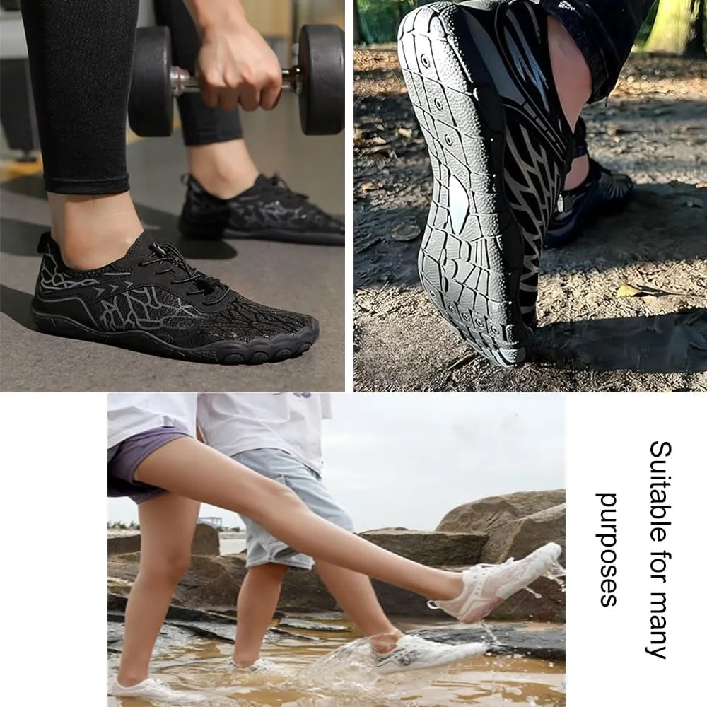 2025 New Barefoot Hiking Shoes for Men & Women, Breathable Comfortable Non-Slip Casual Shoes, Multifunctional Wide-Toe Water Shoes, Unisex