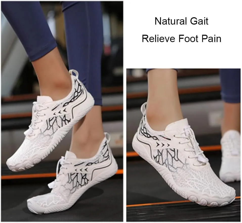 2025 New Barefoot Hiking Shoes for Men & Women, Breathable Comfortable Non-Slip Casual Shoes, Multifunctional Wide-Toe Water Shoes, Unisex