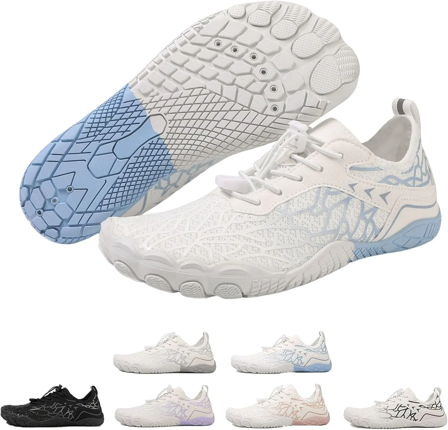2025 New Barefoot Hiking Shoes for Men & Women, Breathable Comfortable Non-Slip Casual Shoes, Multifunctional Wide-Toe Water Shoes, Unisex