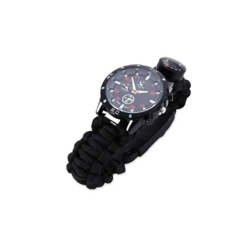 6in1 Survival Compass Paracord Watch