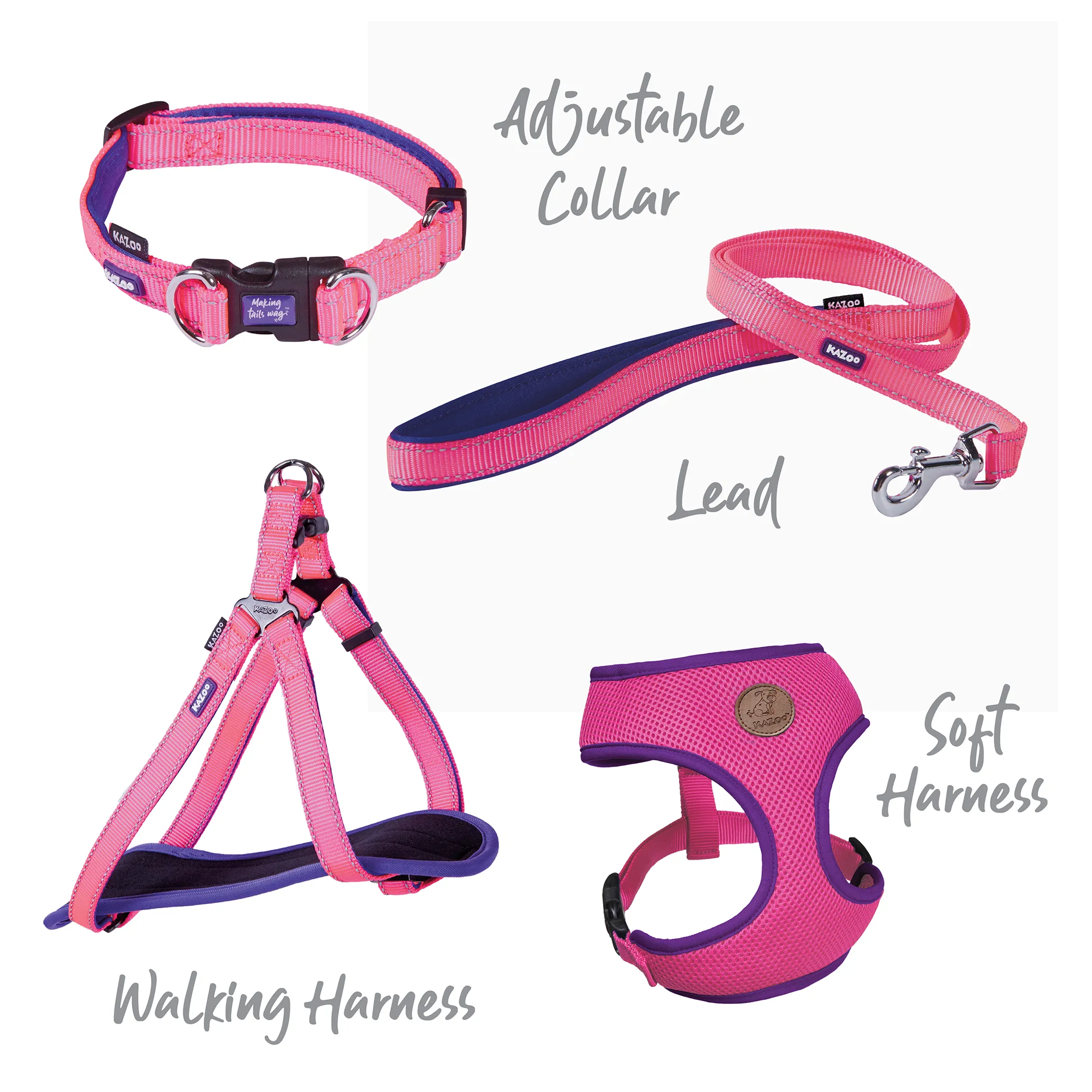 Active Walking Dog Harness - Bloom Burst