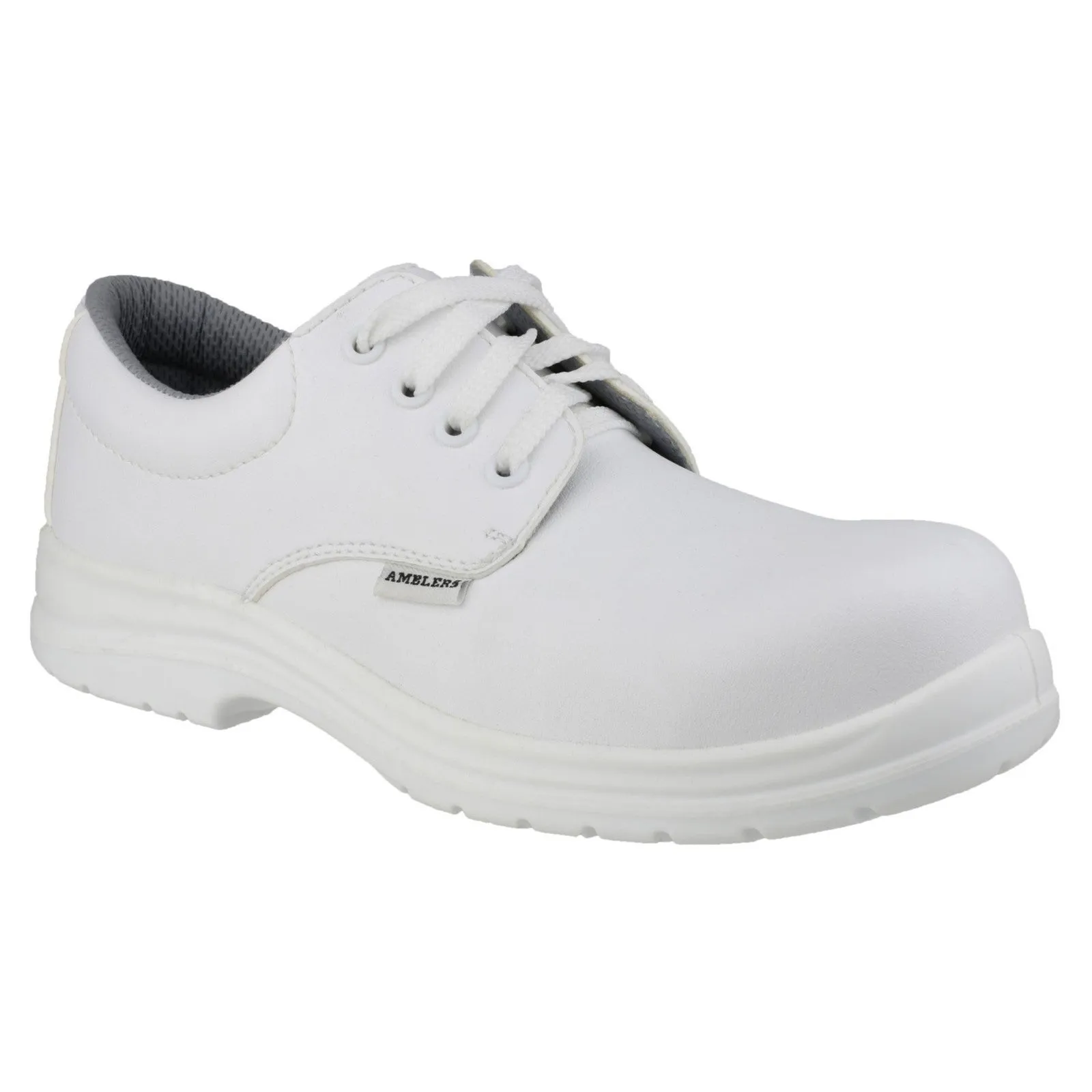 Amblers Safety FS511 Metal-Free Water-Resistant Lace up Safety Shoe S2 White