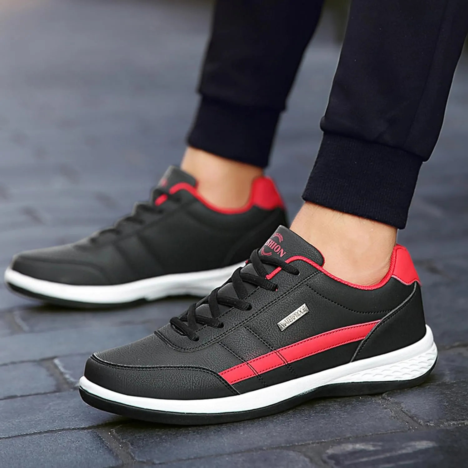 Casual Sneakers for Men Waterproof Loafers Outdoor Walking Shoes