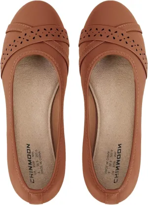 CHINMOON Women's Ballet Flats Comfortable Dressy Walking Dress Casual Shoes