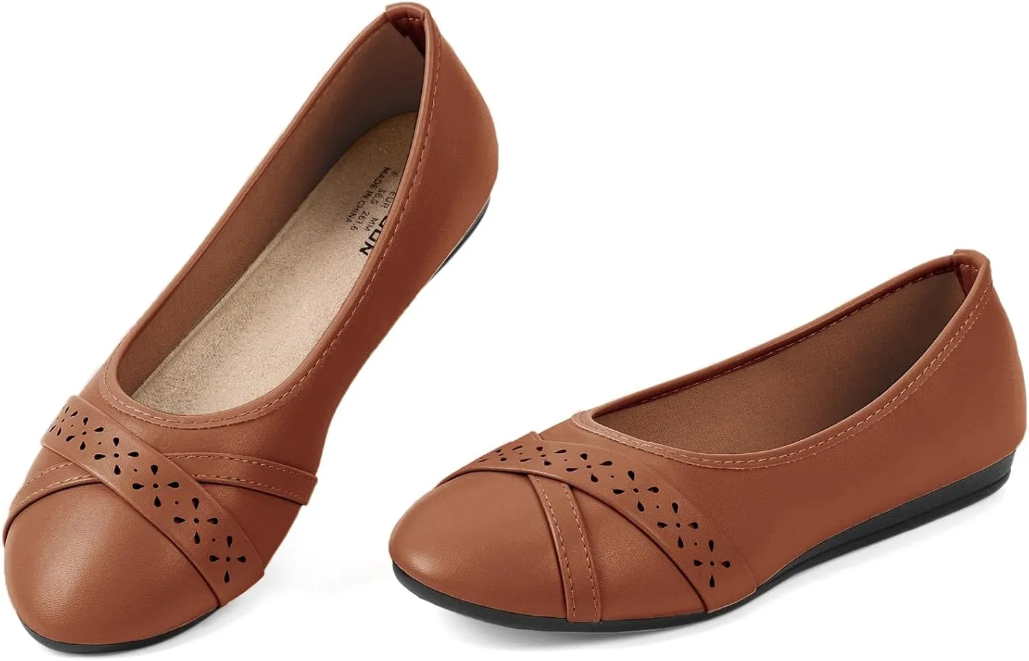 CHINMOON Women's Ballet Flats Comfortable Dressy Walking Dress Casual Shoes