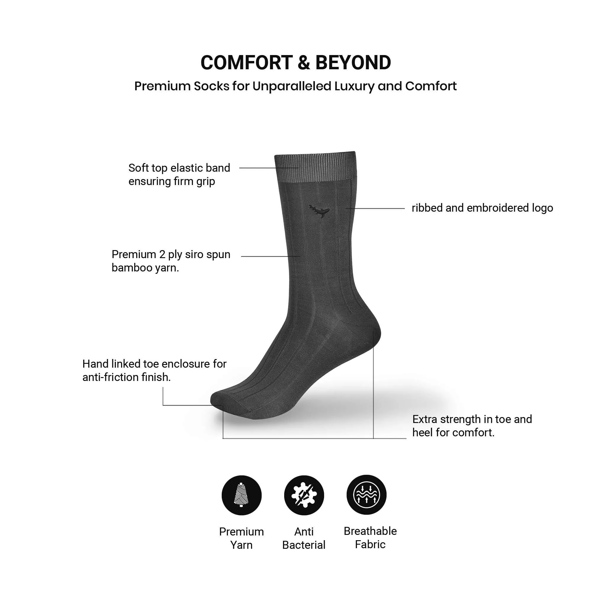 Coral Crush-Crew Socks Bamboo Socks