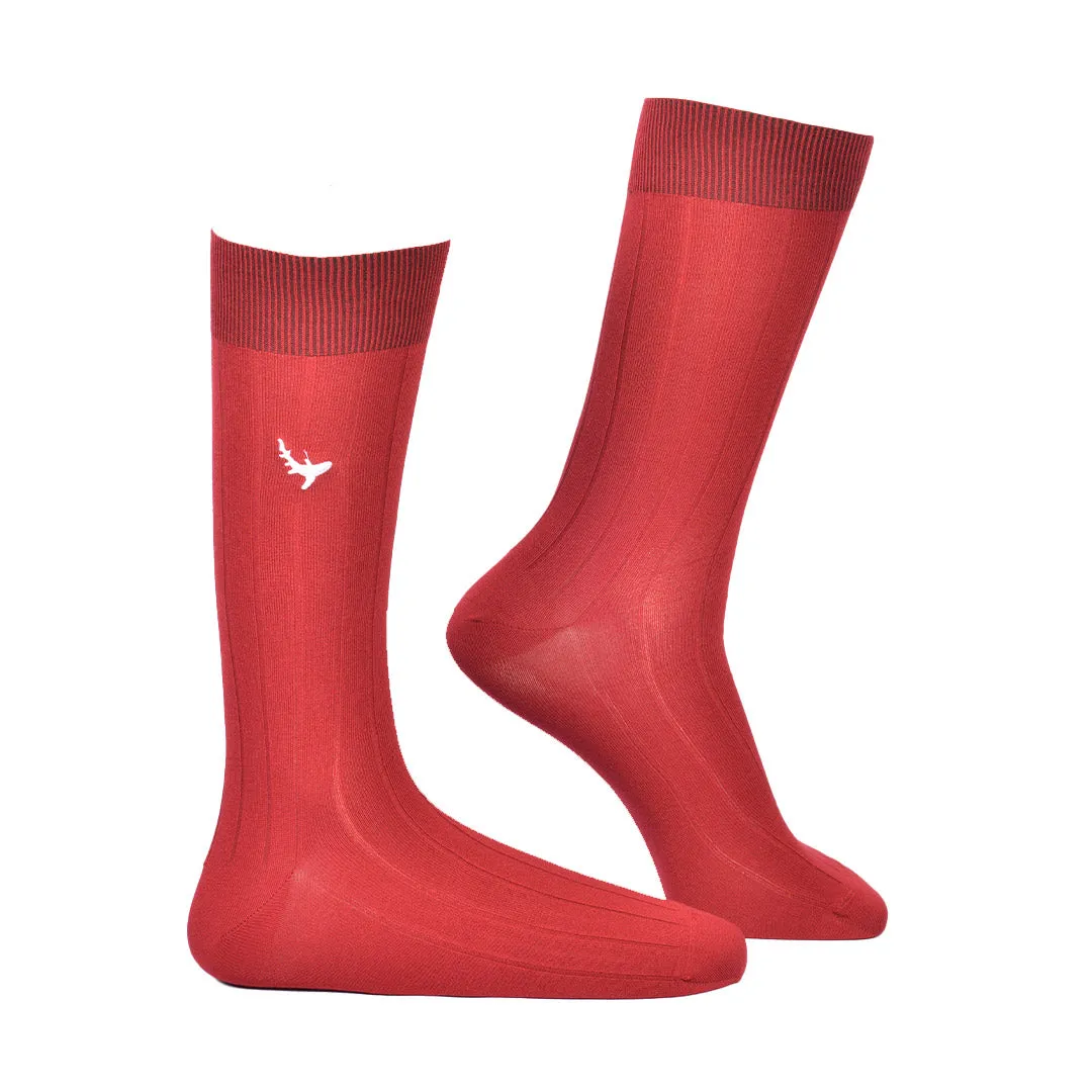 Coral Crush-Crew Socks Bamboo Socks