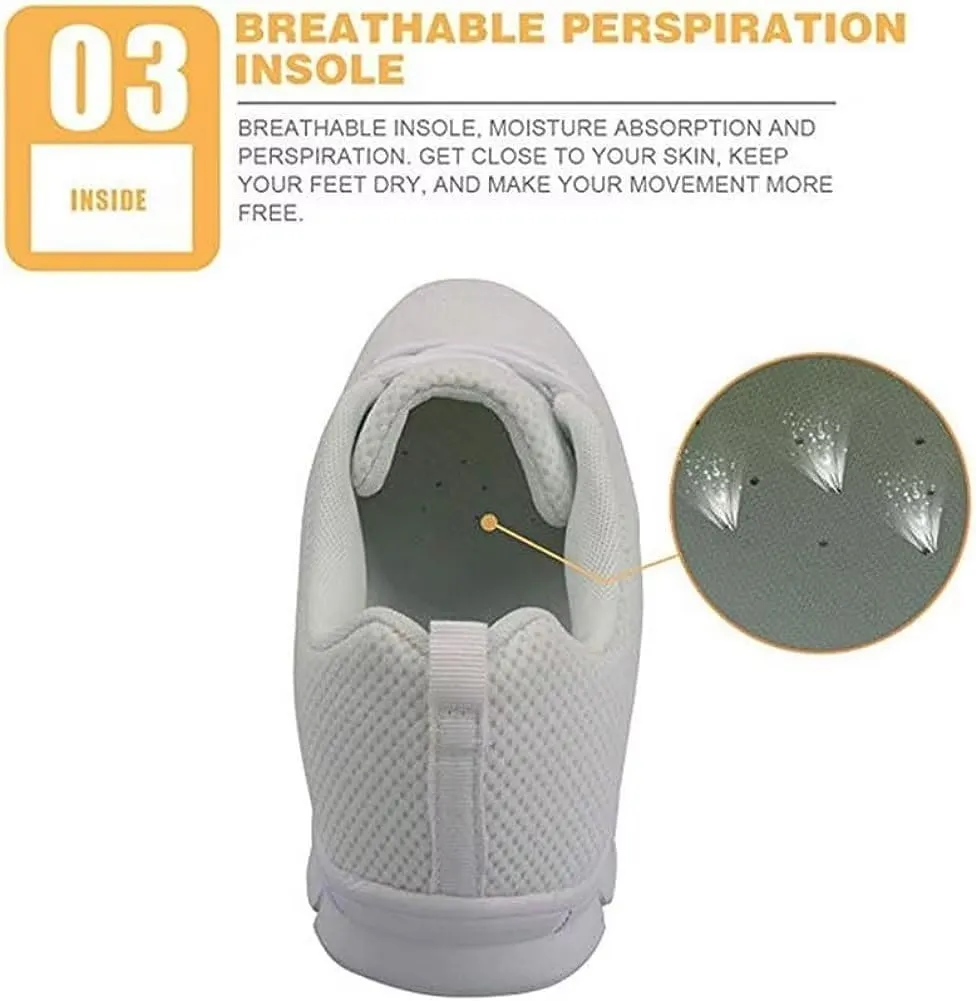 FKELYI Women Shoes Christmas Tennis Sneakers Athletic Sports Road Running Shoes Walking Flats