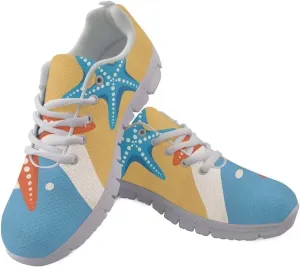 GIFTPUZZ Women's Fashion Sneakers Walking Mesh Running Sports Athletic Trainers Shoes