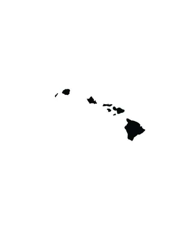 Island Snow Hawaii - Island Chain 3 inch Sticker