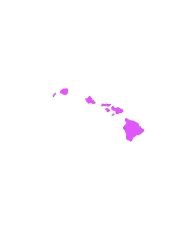 Island Snow Hawaii - Island Chain 3 inch Sticker