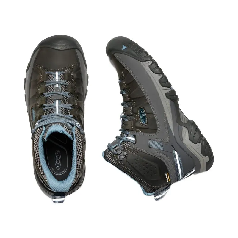 Keen Targhee III Mid Women's Waterproof Walking Boots - Magnet/Atlantic Blue