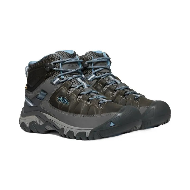 Keen Targhee III Mid Women's Waterproof Walking Boots - Magnet/Atlantic Blue