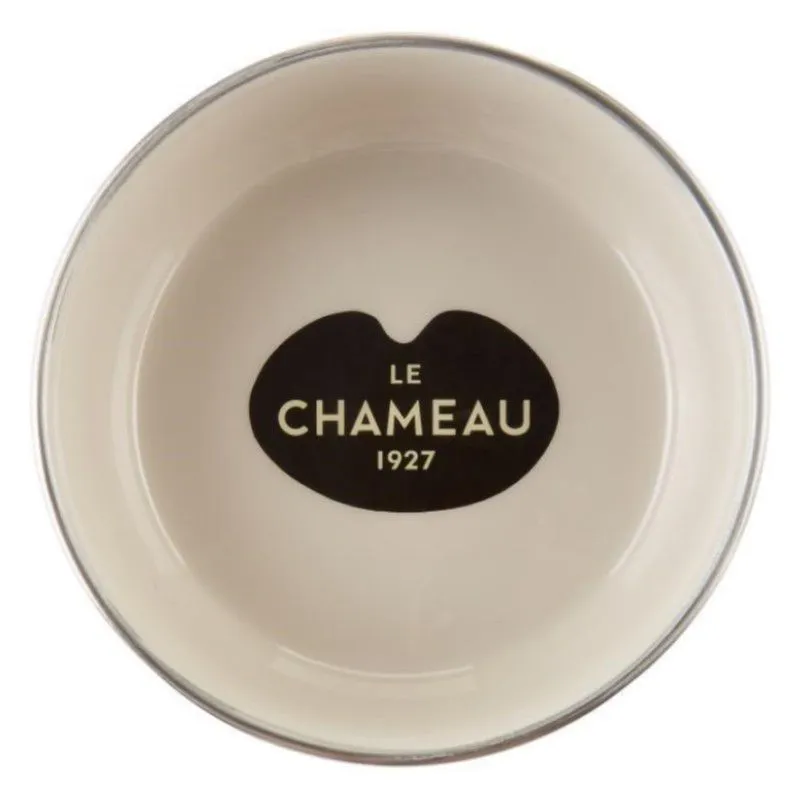 Le Chameau Stainless Steel Dog Bowl (Large) - Gris Ardoise