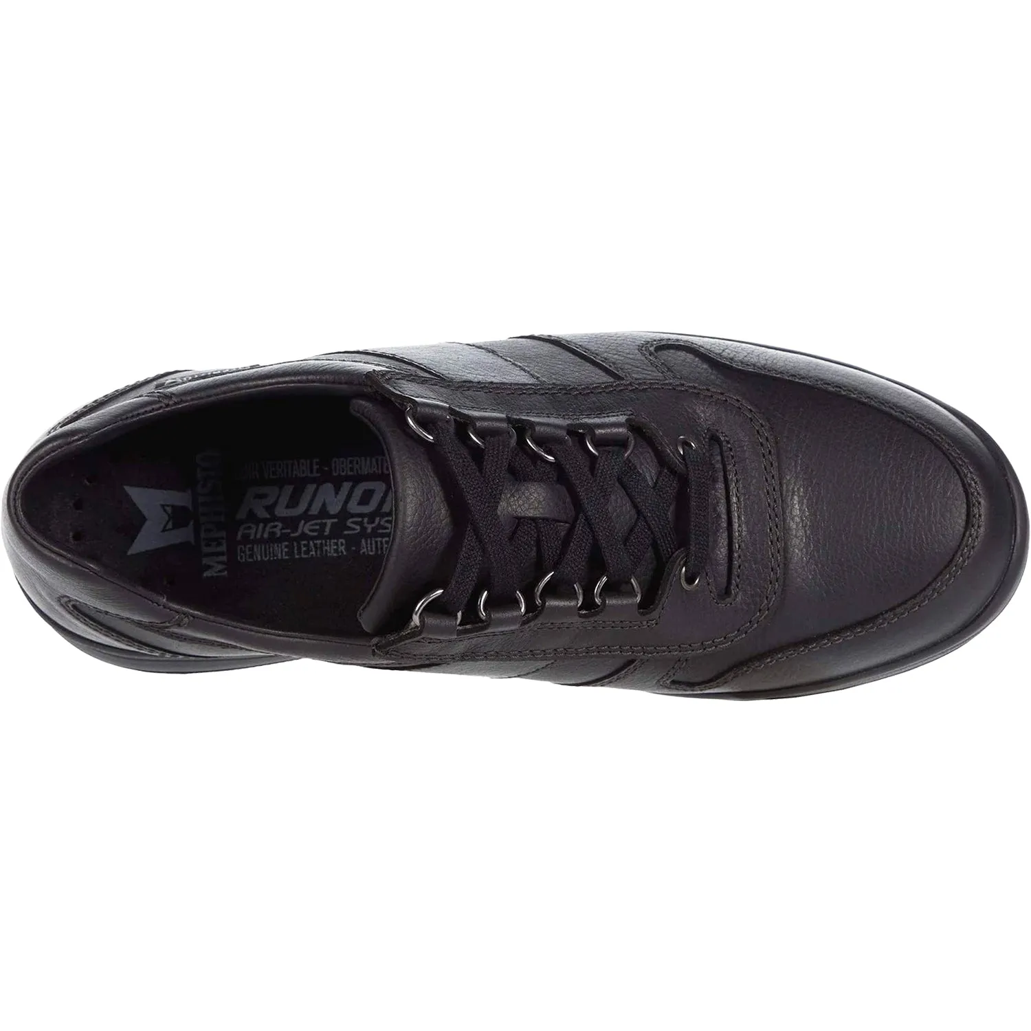 Men's Mephisto Valerian Black Leather