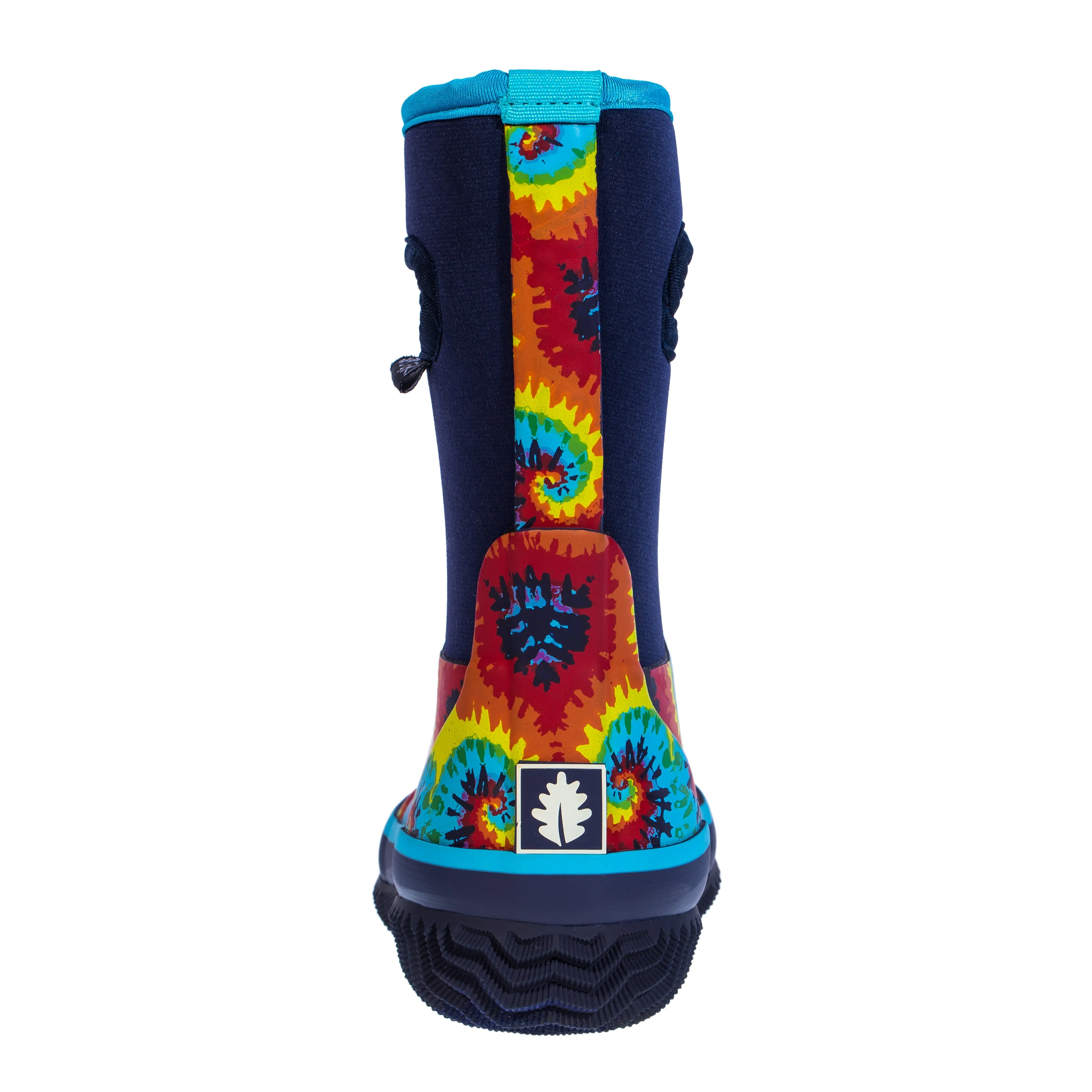 Neoprene Rain/Snow Boots: Tie Dye Blue