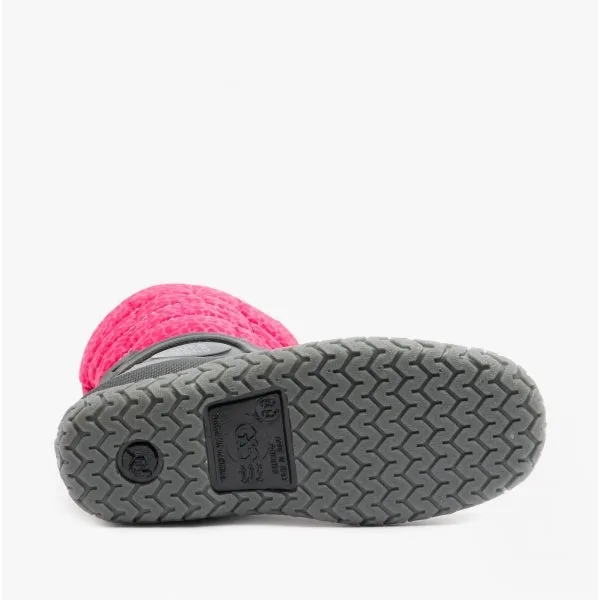 NORDIC Womens Boots Black/Pink Leopard