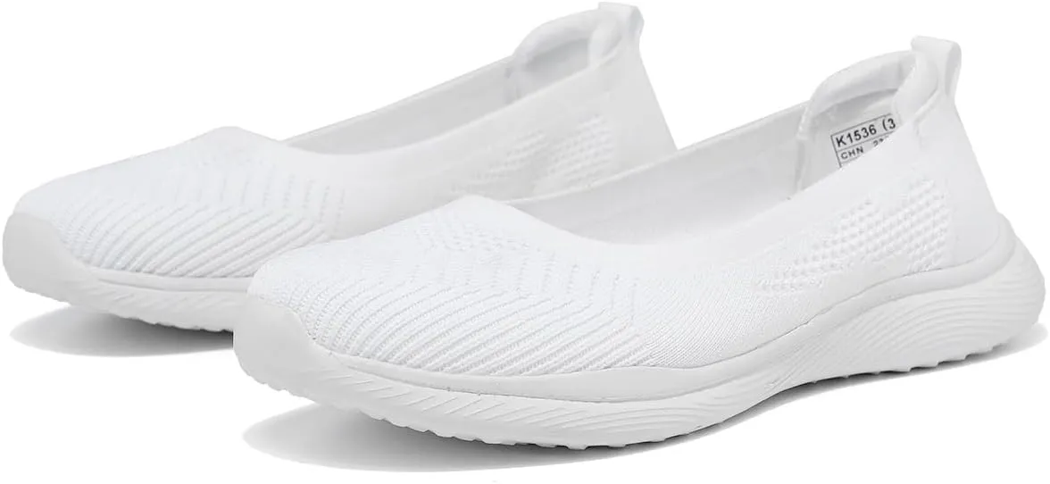 Womens Walking Shoes Loafer Sneakers Mesh Casual Ballet Flat Nurse Casual Dress Clothes Work Shoes